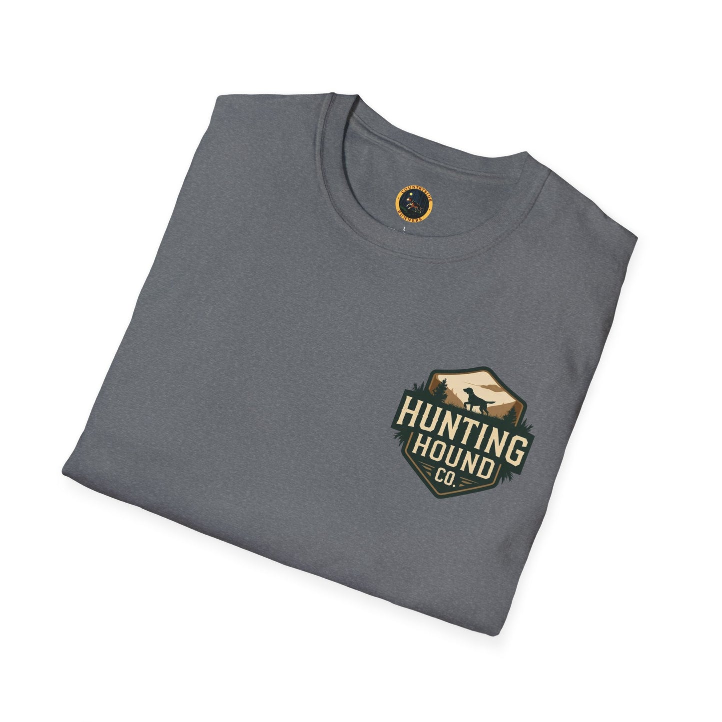 Countryside Runners Unisex Softstyle T-Shirt, Outdoor Tee, Dog Lovers Gift, Hunting Hound Apparel, Nature Themed Shirt, Animal Print T-Shirt
