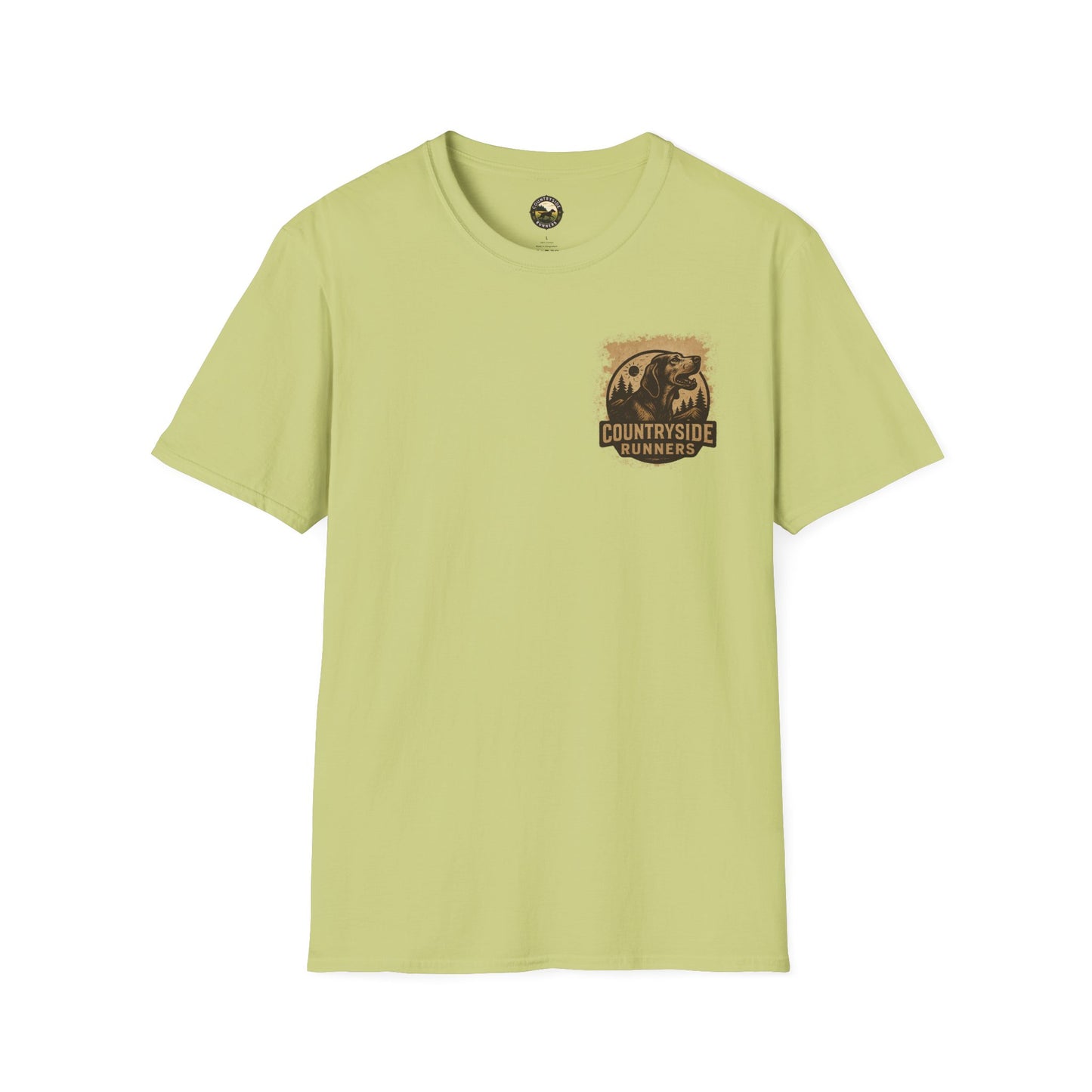 Countryside Runners Unisex Softstyle T-Shirt - Perfect for Dog Lovers, Runners, Outdoor Adventures, Gifts, Casual Wear
