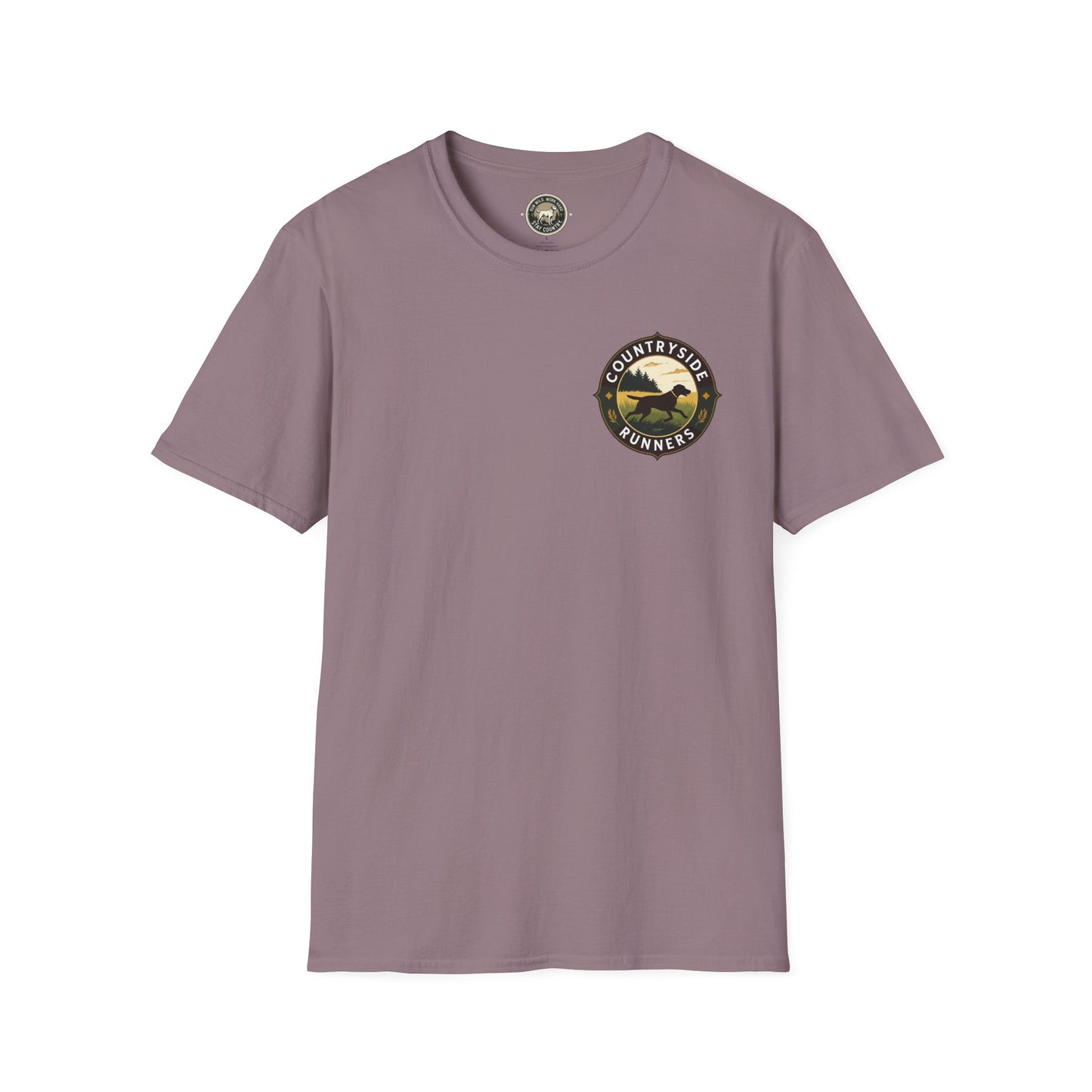 Countryside Runners Unisex Softstyle T-Shirt | Outdoor Adventure Tee, Nature Lover Shirt, Gift for Dog Owners, Running Apparel, Casual Wear