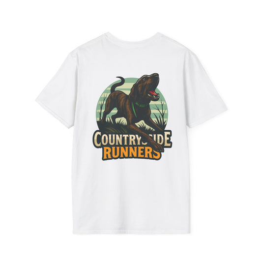 Country Side Runners plott hound T-Shirt, Unisex Dog Lover Tee, Gift for Running Enthusiasts, Outdoor Adventure Apparel, Nature-Themed Shirt
