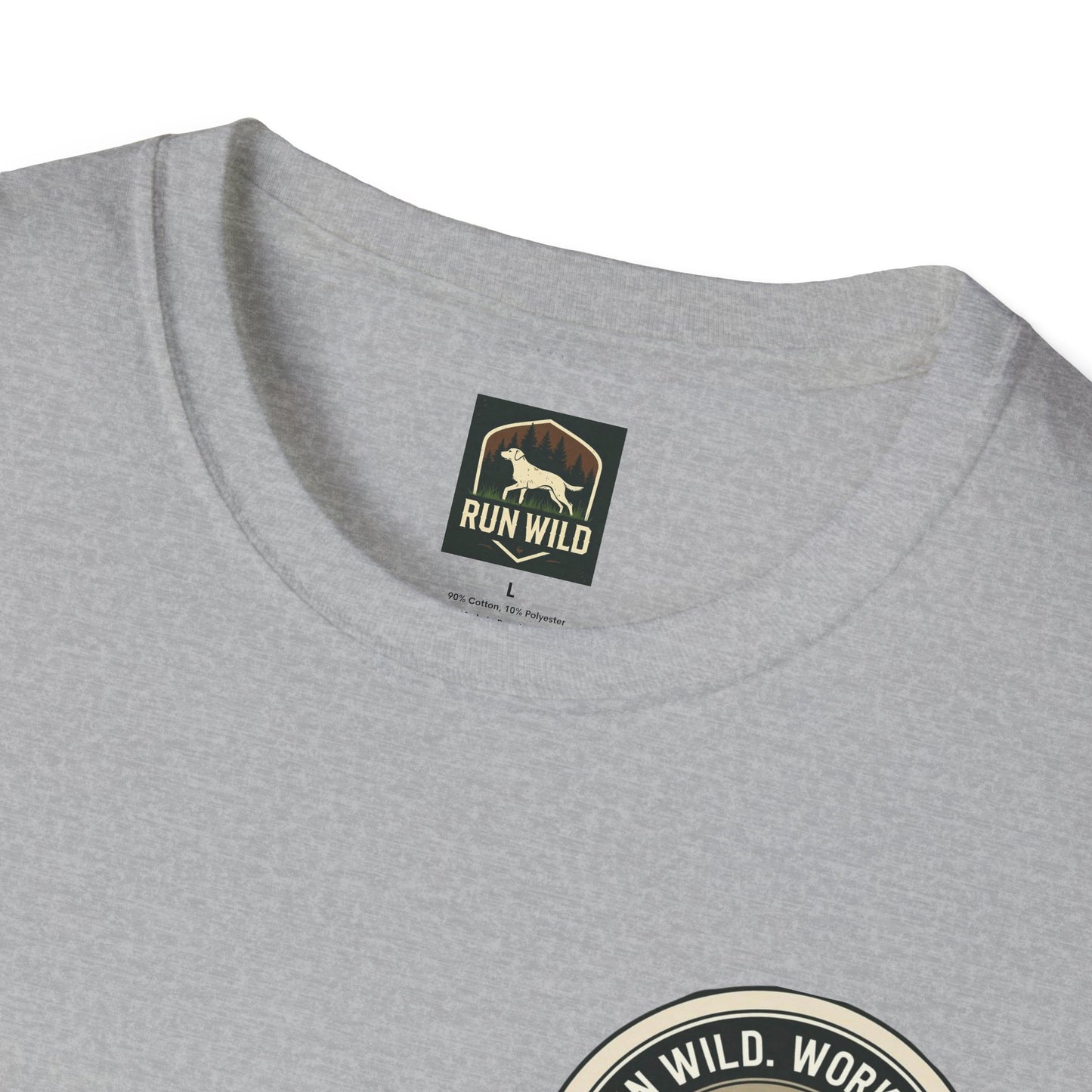 Unisex Softstyle T-Shirt featuring Outdoor Dog & Running Themes | Perfect Gift for Dog Lovers, Runners, Outdoor Enthusiasts, [...]