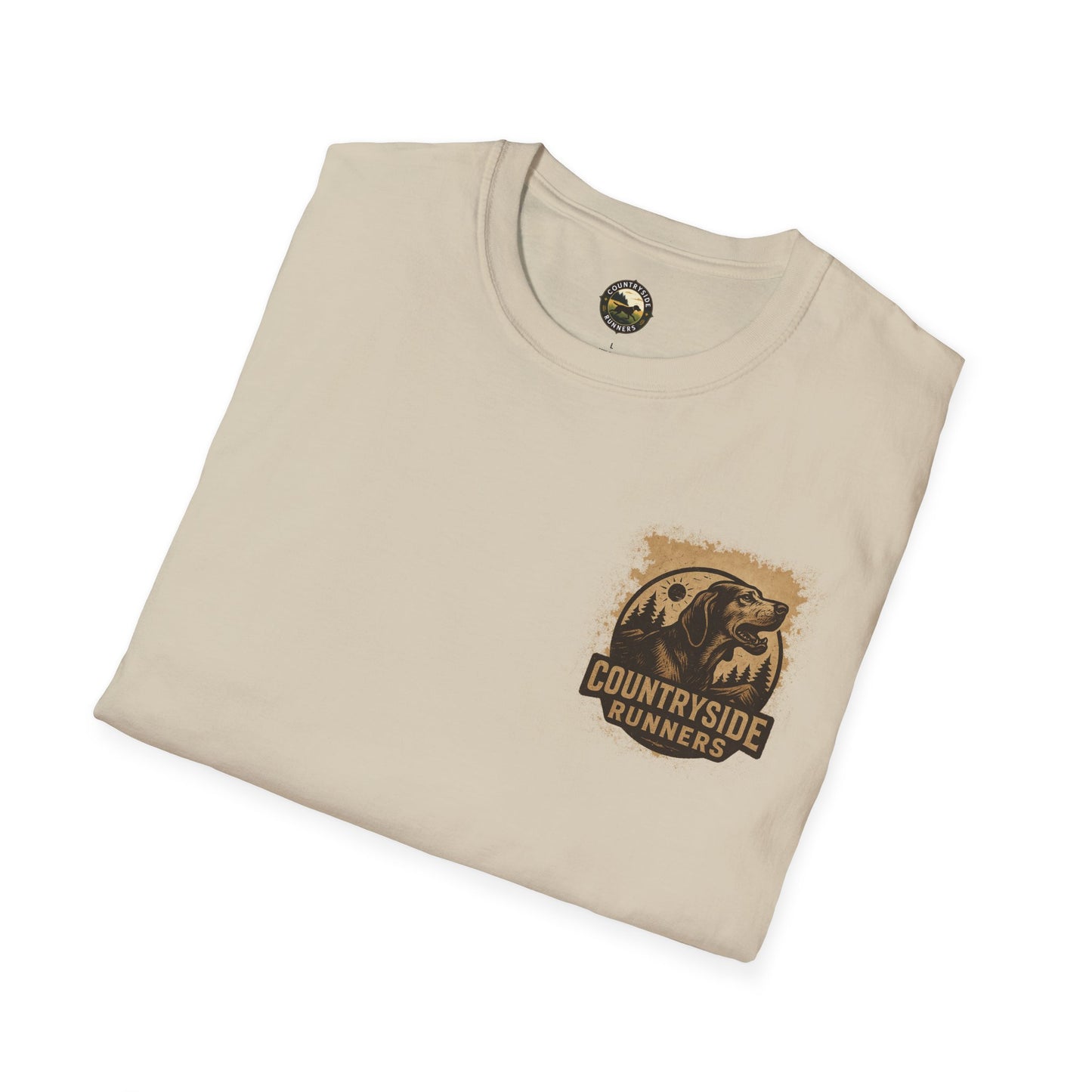 Countryside Runners Unisex Softstyle T-Shirt - Perfect for Dog Lovers, Runners, Outdoor Adventures, Gifts, Casual Wear