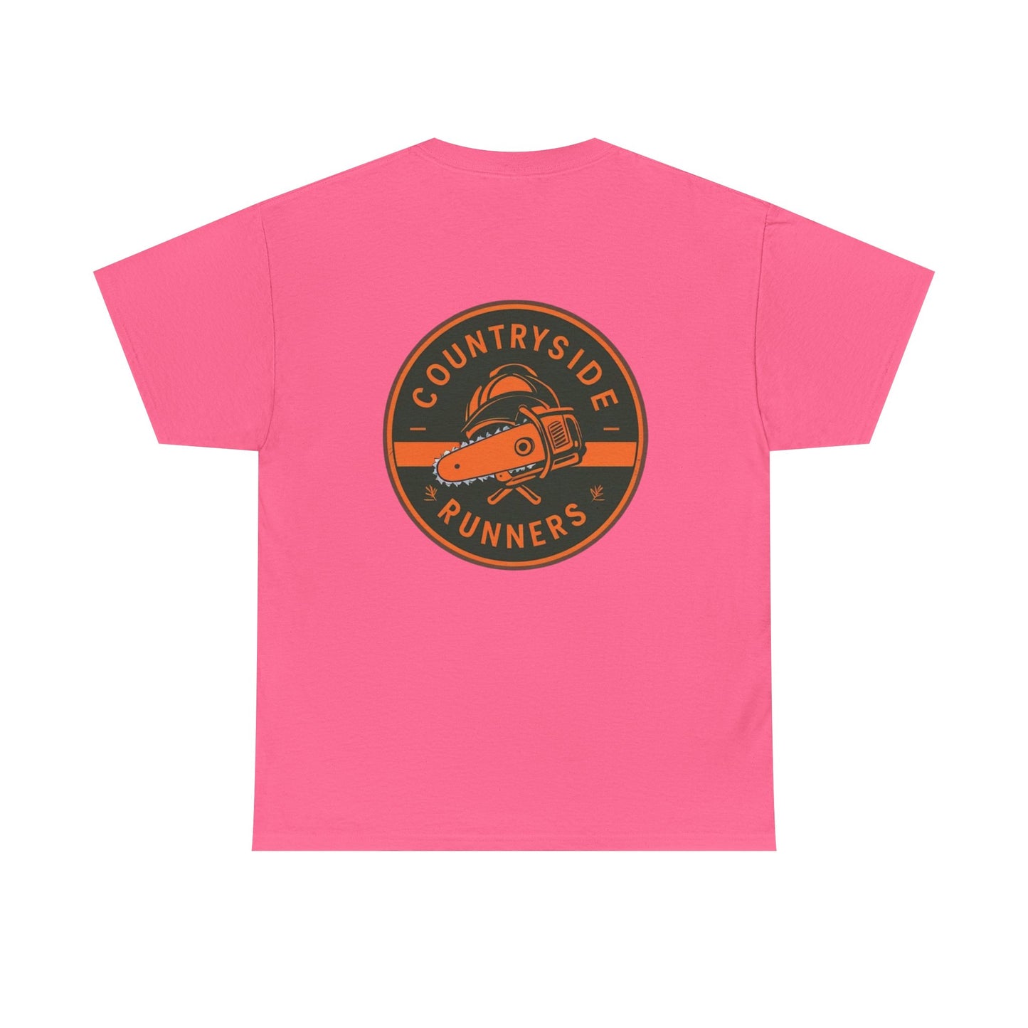 Blue collar line- Countryside Runners Heavy Cotton Tee, Running Shirt, Unisex T-Shirt, Sports Apparel, Outdoor Activity Gear, Gift for Runners