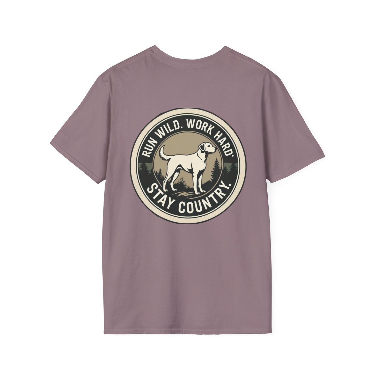 Countryside Runners Unisex Softstyle T-Shirt | Outdoor Adventure Tee, Nature Lover Shirt, Gift for Dog Owners, Running Apparel, Casual Wear