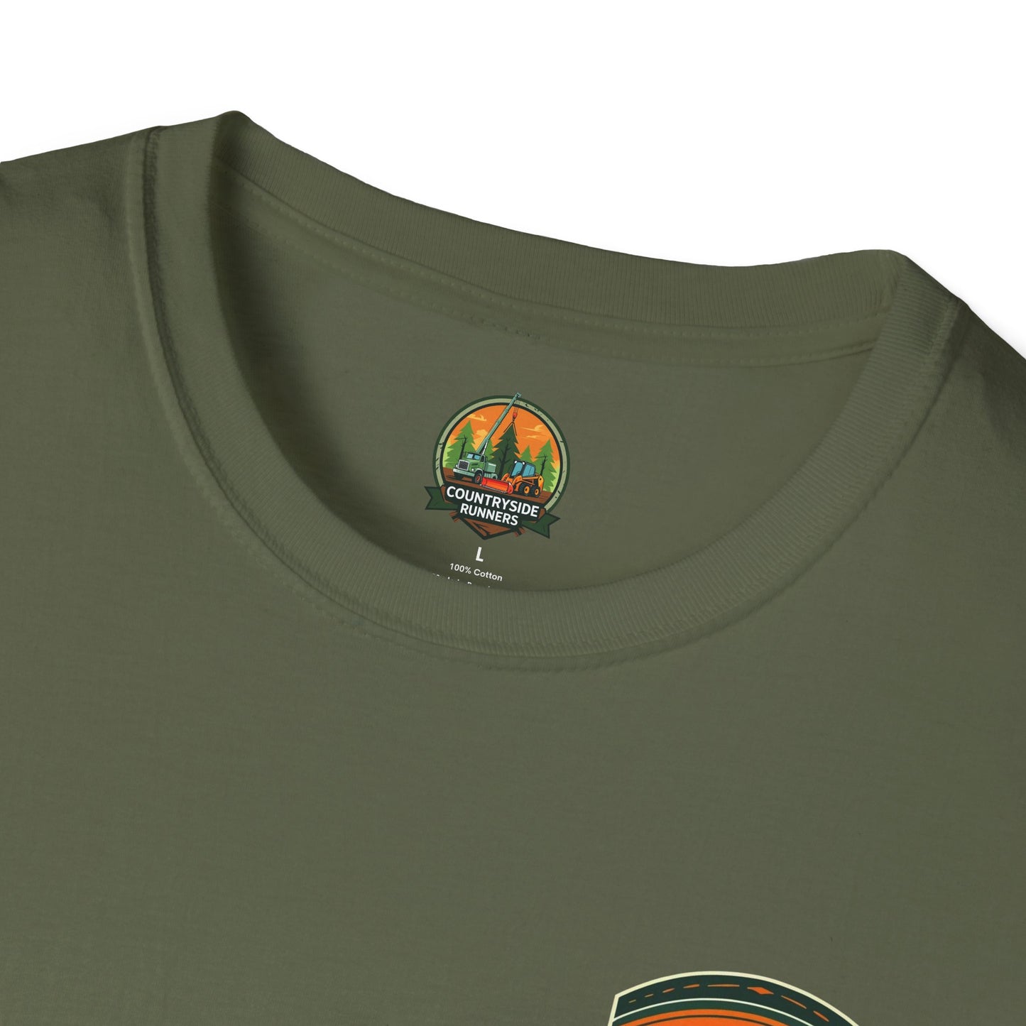 Countryside Runners Blue Collar line Heavy Duty Equipment T-Shirt | Outdoor Adventure Tee, Gift for Nature Lovers, Hiking Apparel, Casual Wear, Eco-Friendly Clothing