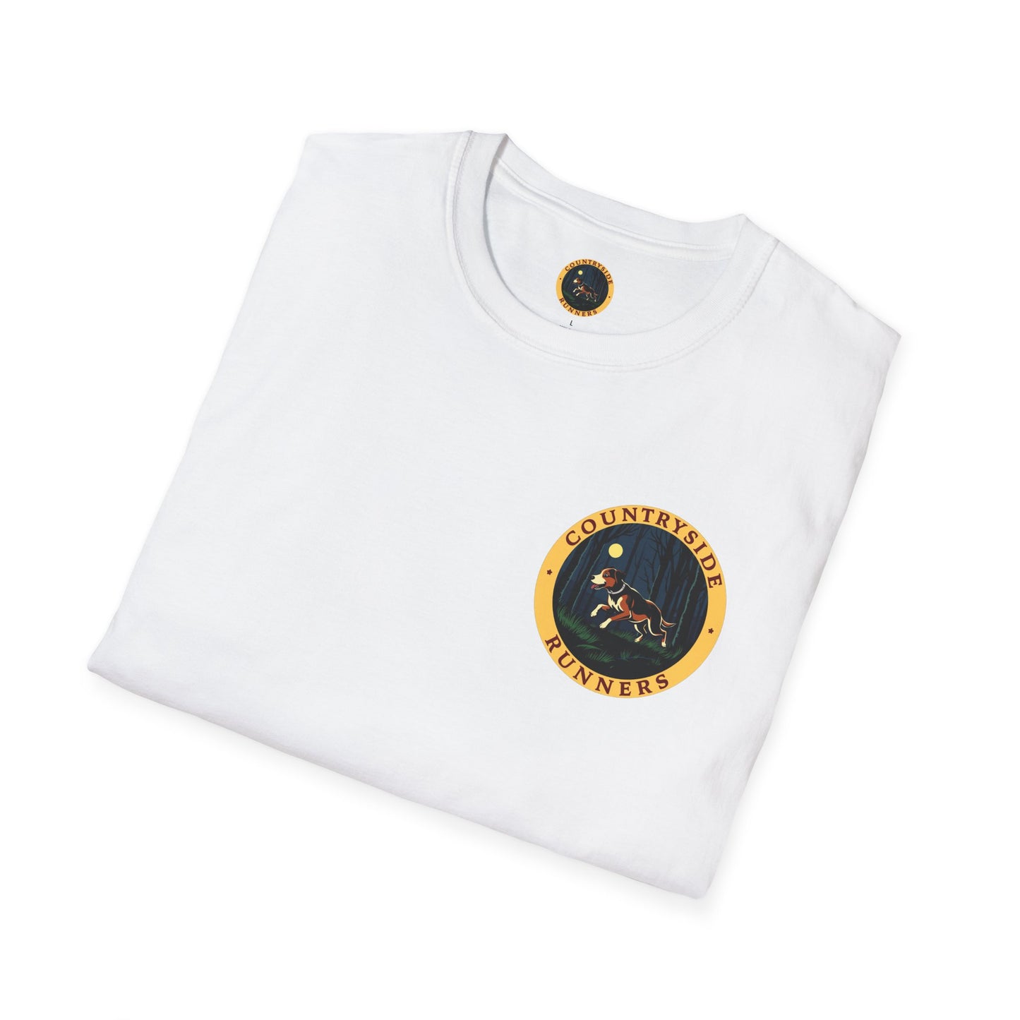 Bluetick Adventure Unisex Softstyle T-Shirt, Casual Tee, Dog Lover Gift, Outdoor T-Shirt, Nature Theme Apparel, Adventure Clothing