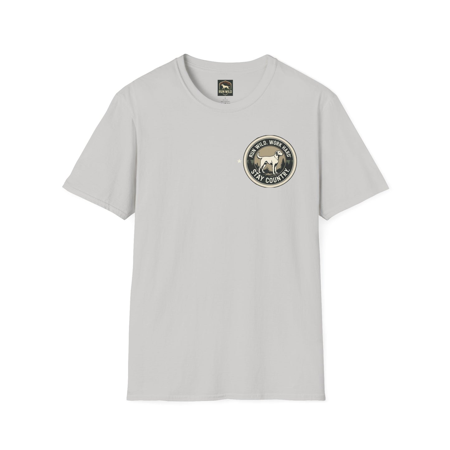 Unisex Softstyle T-Shirt featuring Outdoor Dog & Running Themes | Perfect Gift for Dog Lovers, Runners, Outdoor Enthusiasts, [...]