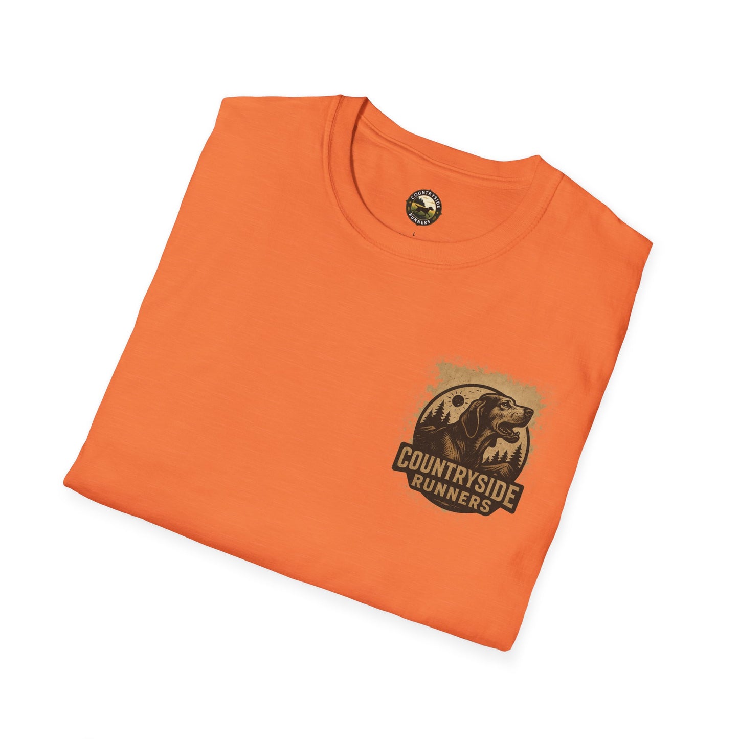 Countryside Runners Unisex Softstyle T-Shirt - Perfect for Dog Lovers, Runners, Outdoor Adventures, Gifts, Casual Wear