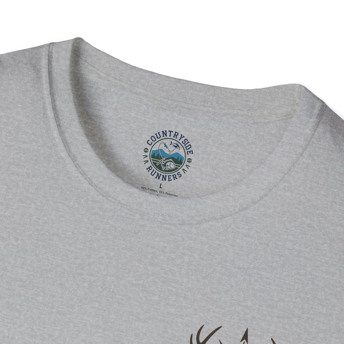 Countryside Runners T-Shirt, Rustic Outdoor Apparel, Gift for Dog Lovers, Hiking Shirt, Country Life Fashion