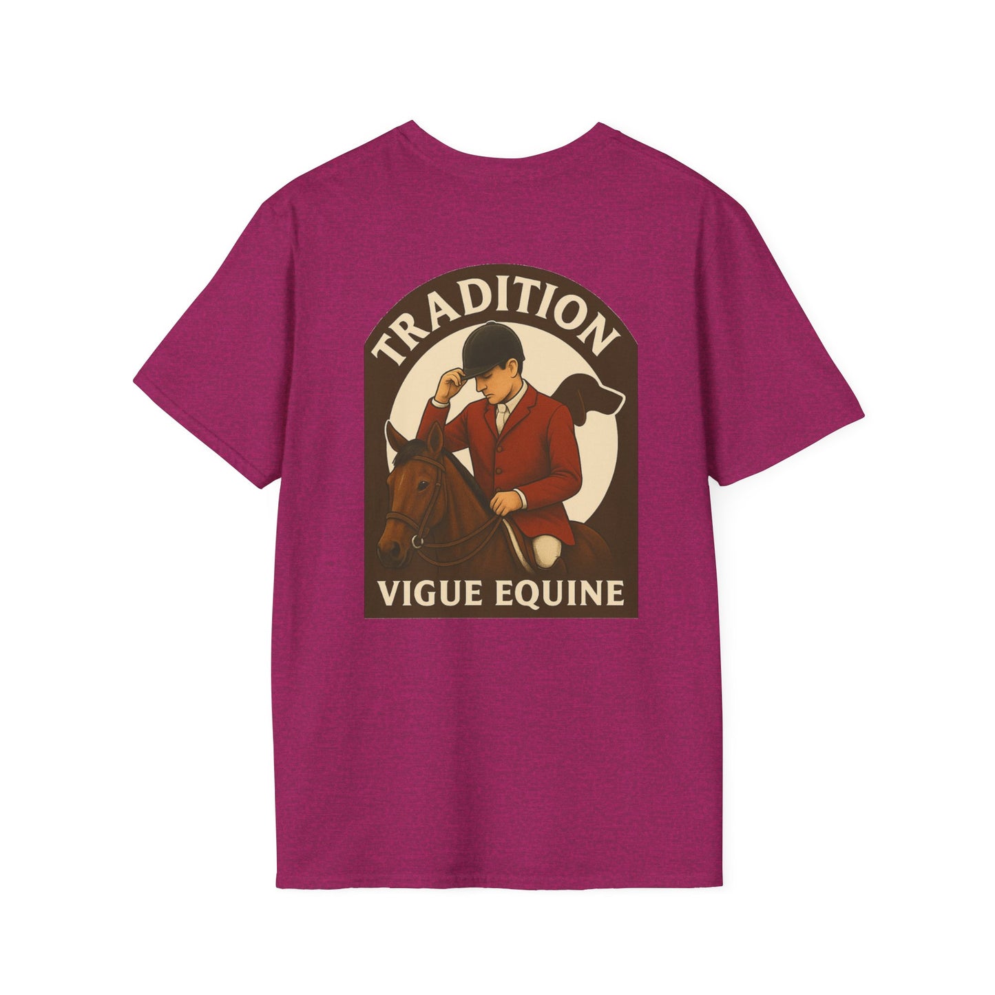 Vigue Equine Tips Hat Unisex T-Shirt - Equestrian Design