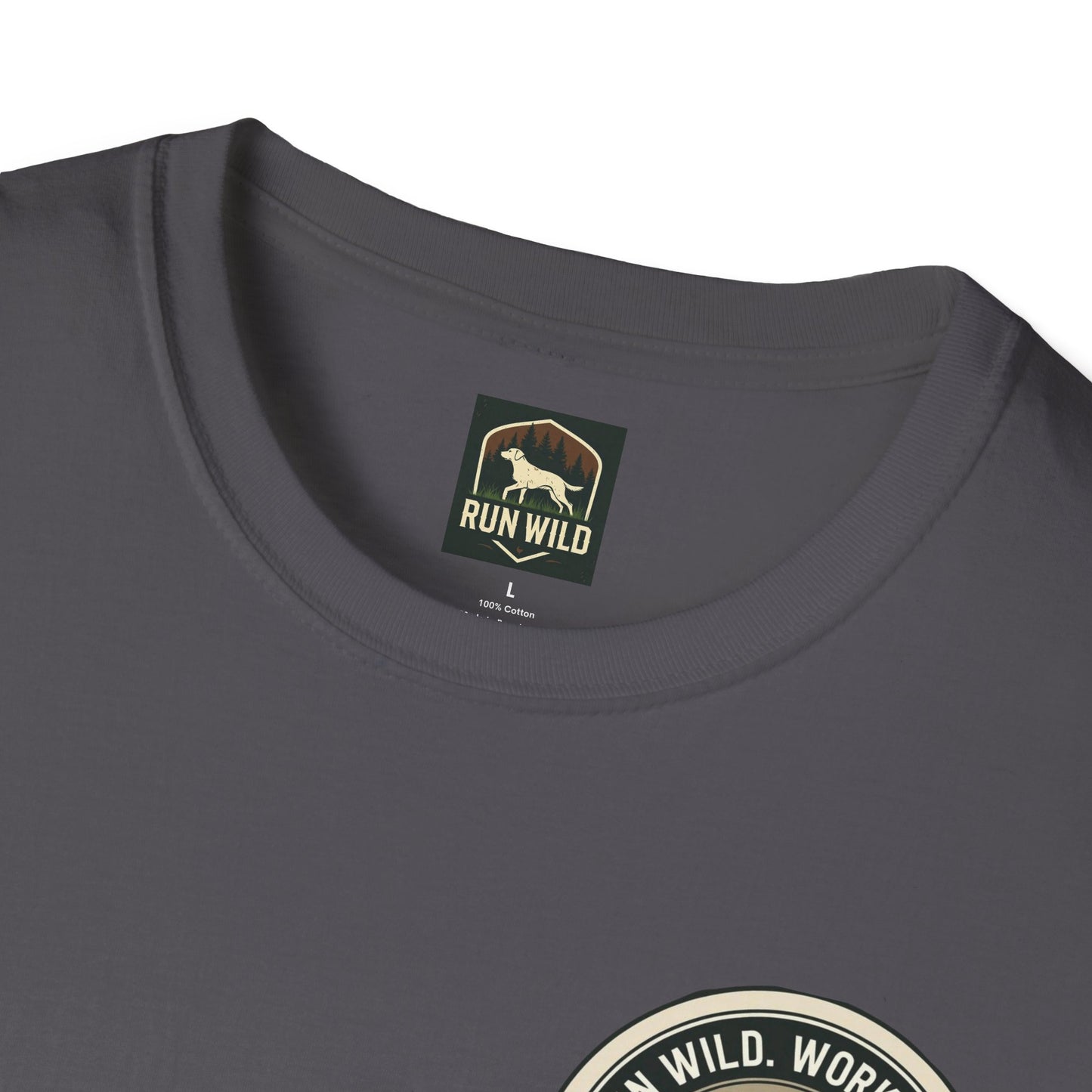 Unisex Softstyle T-Shirt featuring Outdoor Dog & Running Themes | Perfect Gift for Dog Lovers, Runners, Outdoor Enthusiasts, [...]