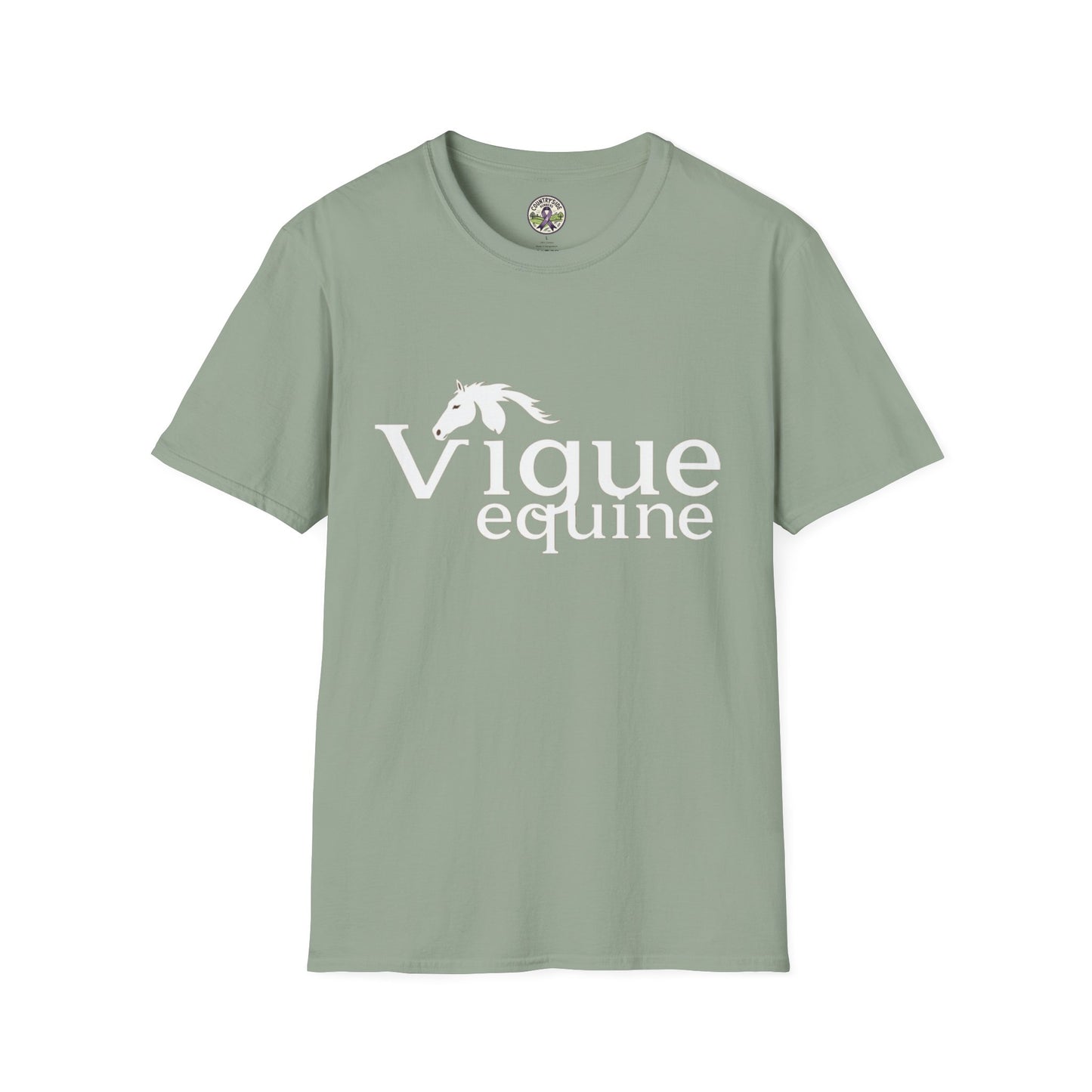 Alley Cat Vigue Equine LLC Merch for Countryside Runners- soft style t-shirt