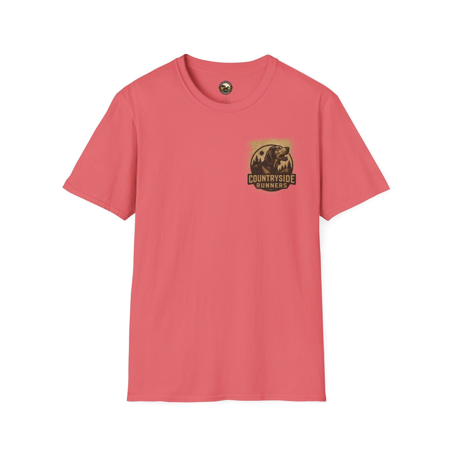 Countryside Runners Unisex Softstyle T-Shirt - Perfect for Dog Lovers, Runners, Outdoor Adventures, Gifts, Casual Wear