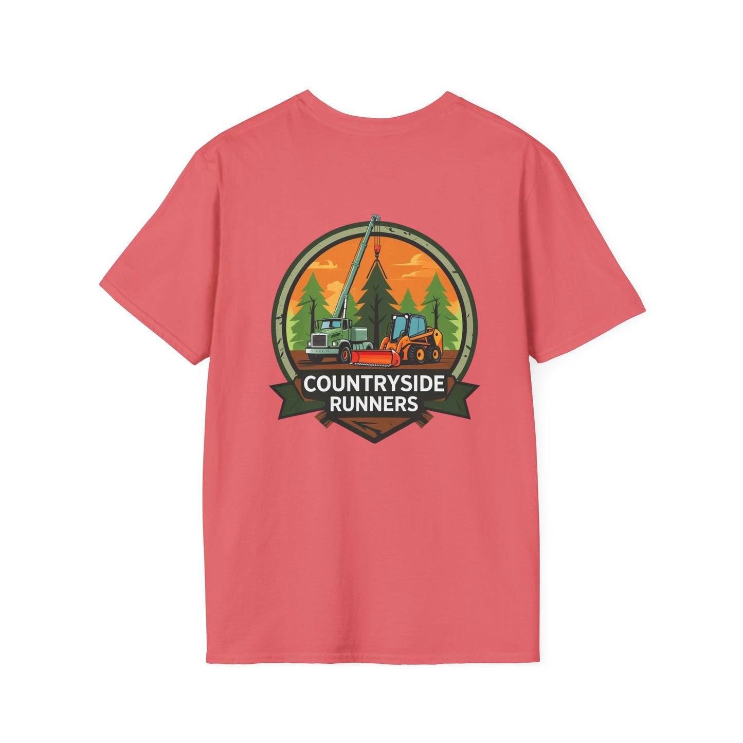 Countryside Runners Blue Collar line Heavy Duty Equipment T-Shirt | Outdoor Adventure Tee, Gift for Nature Lovers, Hiking Apparel, Casual Wear, Eco-Friendly Clothing