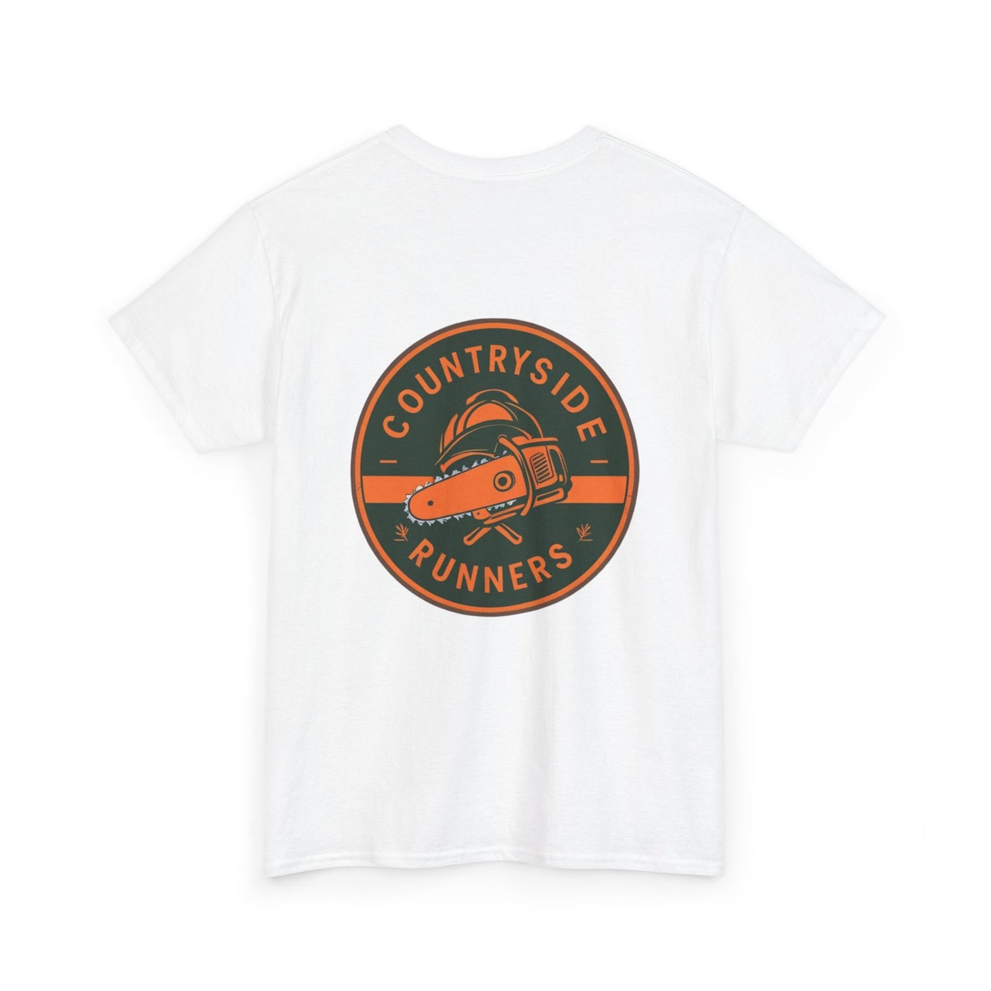 Blue collar line- Countryside Runners Heavy Cotton Tee, Running Shirt, Unisex T-Shirt, Sports Apparel, Outdoor Activity Gear, Gift for Runners