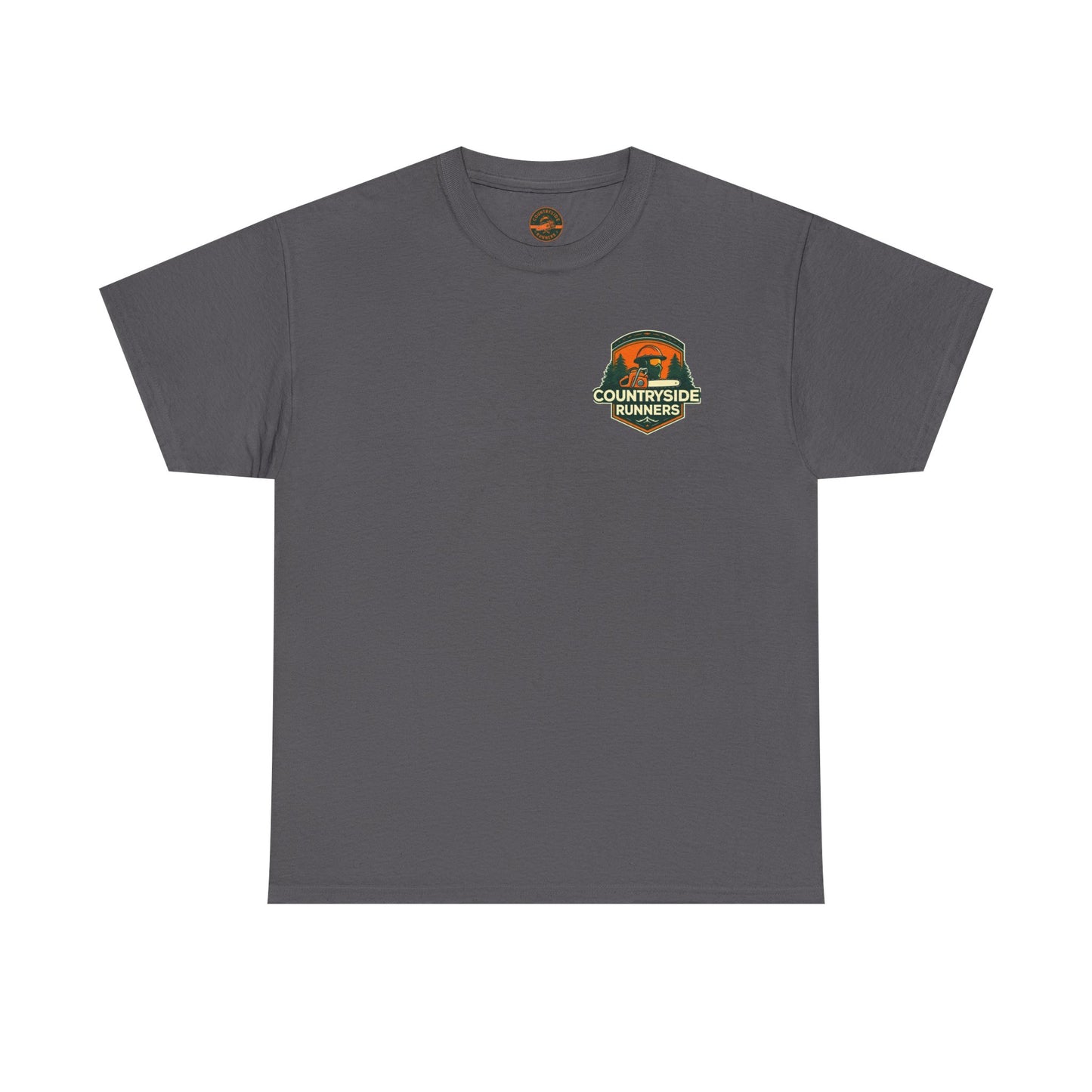 Blue collar line- Countryside Runners Heavy Cotton Tee, Running Shirt, Unisex T-Shirt, Sports Apparel, Outdoor Activity Gear, Gift for Runners