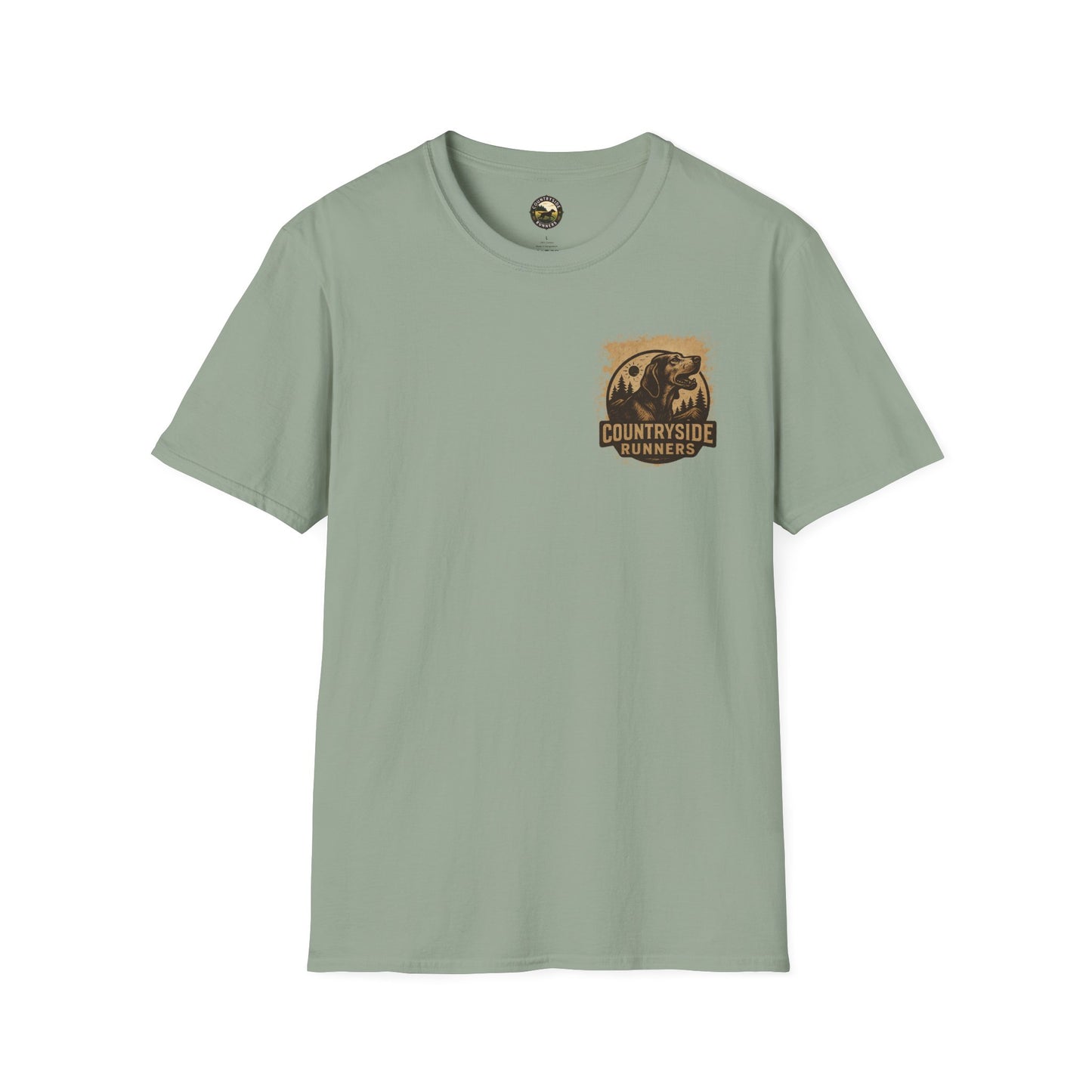 Countryside Runners Unisex Softstyle T-Shirt - Perfect for Dog Lovers, Runners, Outdoor Adventures, Gifts, Casual Wear