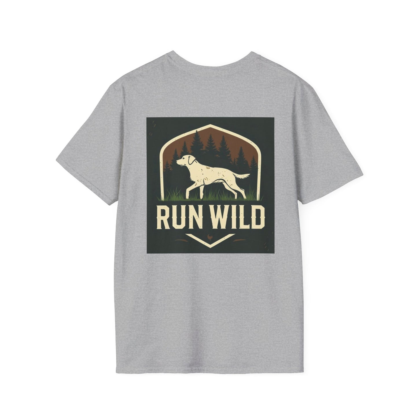 Unisex Softstyle T-Shirt featuring Outdoor Dog & Running Themes | Perfect Gift for Dog Lovers, Runners, Outdoor Enthusiasts, [...]