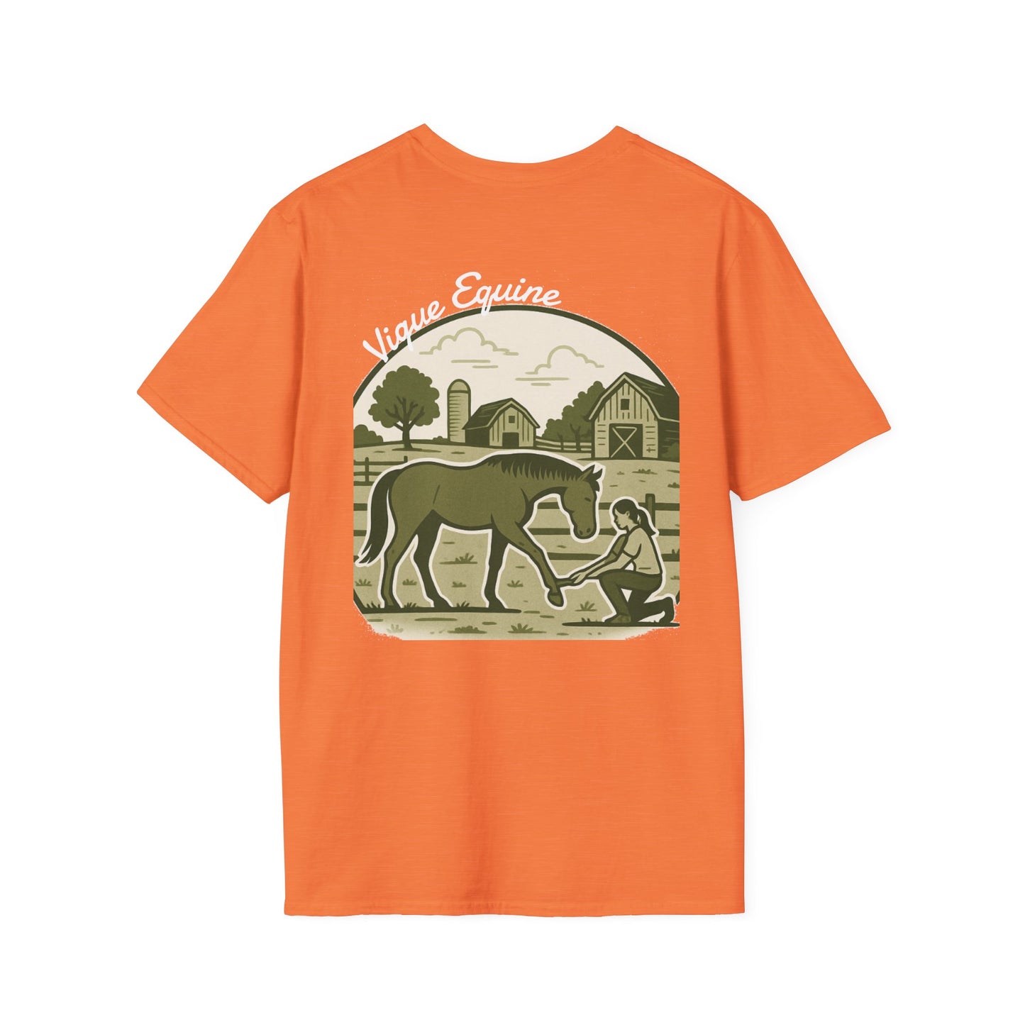 Vigue Equine LLC Merch for Countryside Runners- soft style t-shirt