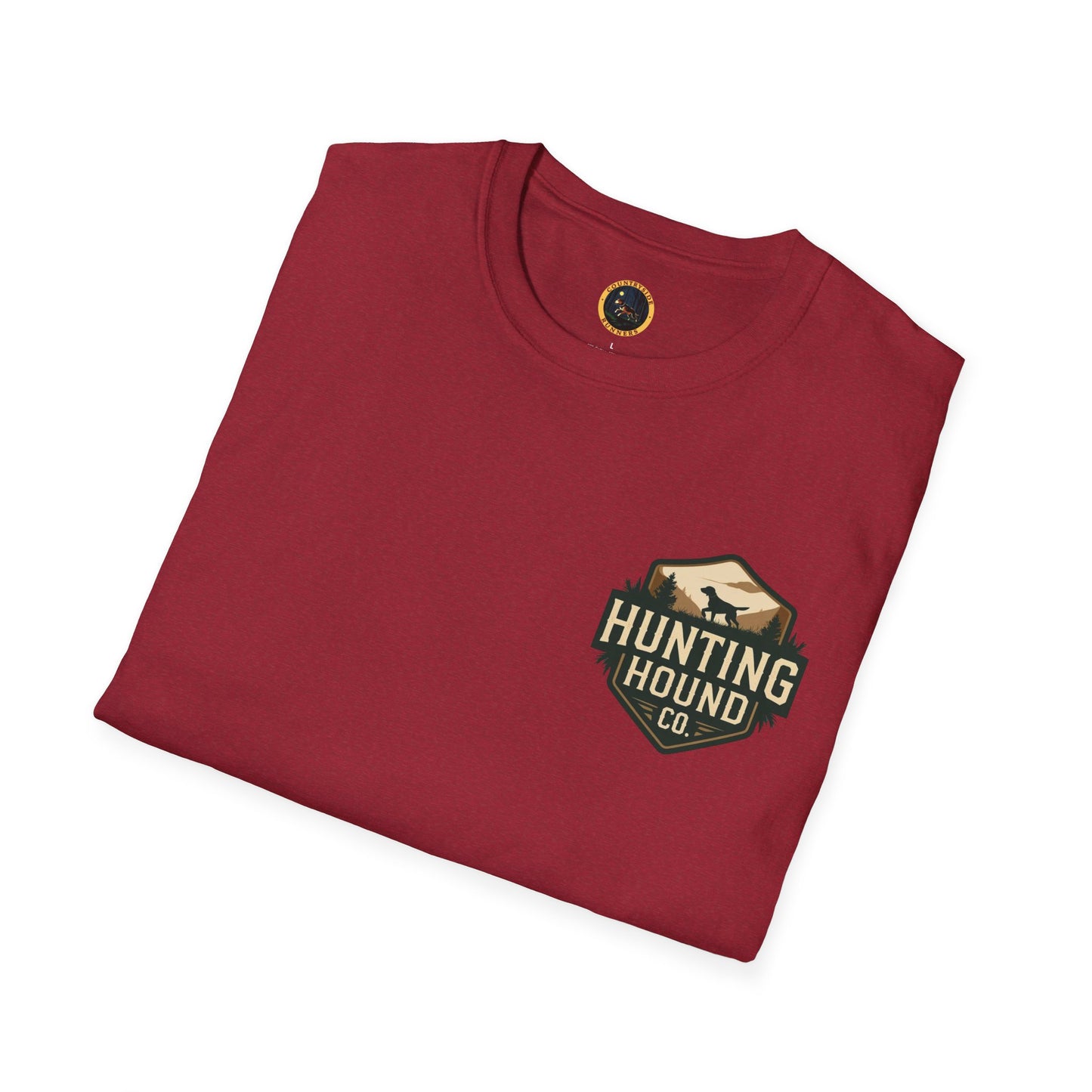 Countryside Runners Unisex Softstyle T-Shirt, Outdoor Tee, Dog Lovers Gift, Hunting Hound Apparel, Nature Themed Shirt, Animal Print T-Shirt