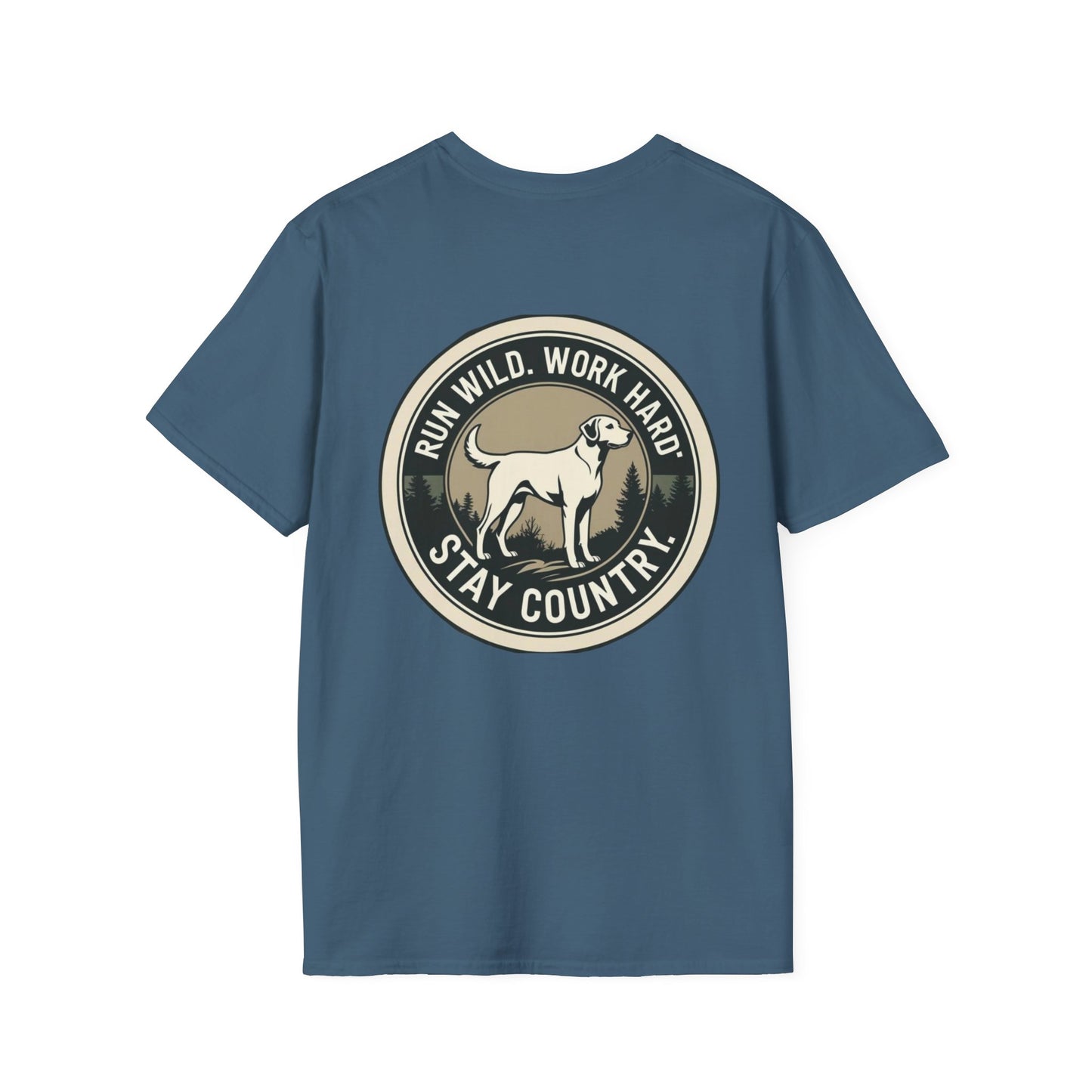 Countryside Runners Unisex Softstyle T-Shirt | Outdoor Adventure Tee, Nature Lover Shirt, Gift for Dog Owners, Running Apparel, Casual Wear