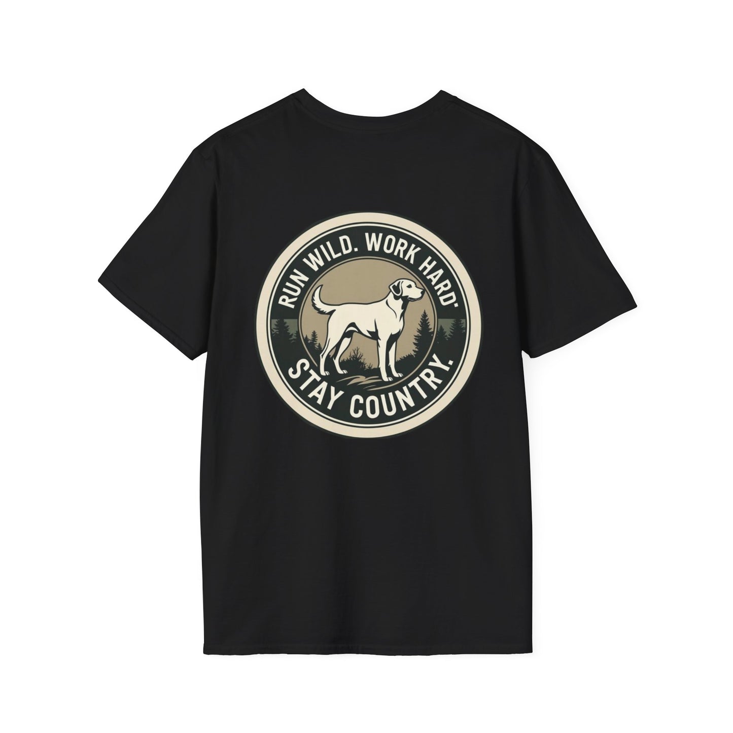 Countryside Runners Unisex Softstyle T-Shirt | Outdoor Adventure Tee, Nature Lover Shirt, Gift for Dog Owners, Running Apparel, Casual Wear