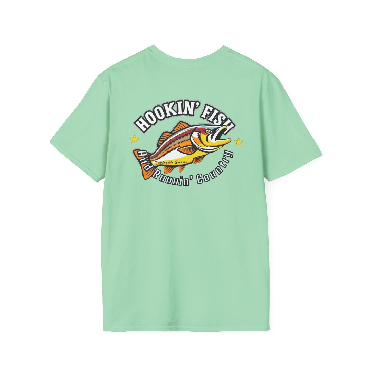 Countryside Fishing T-Shirt - rods and country