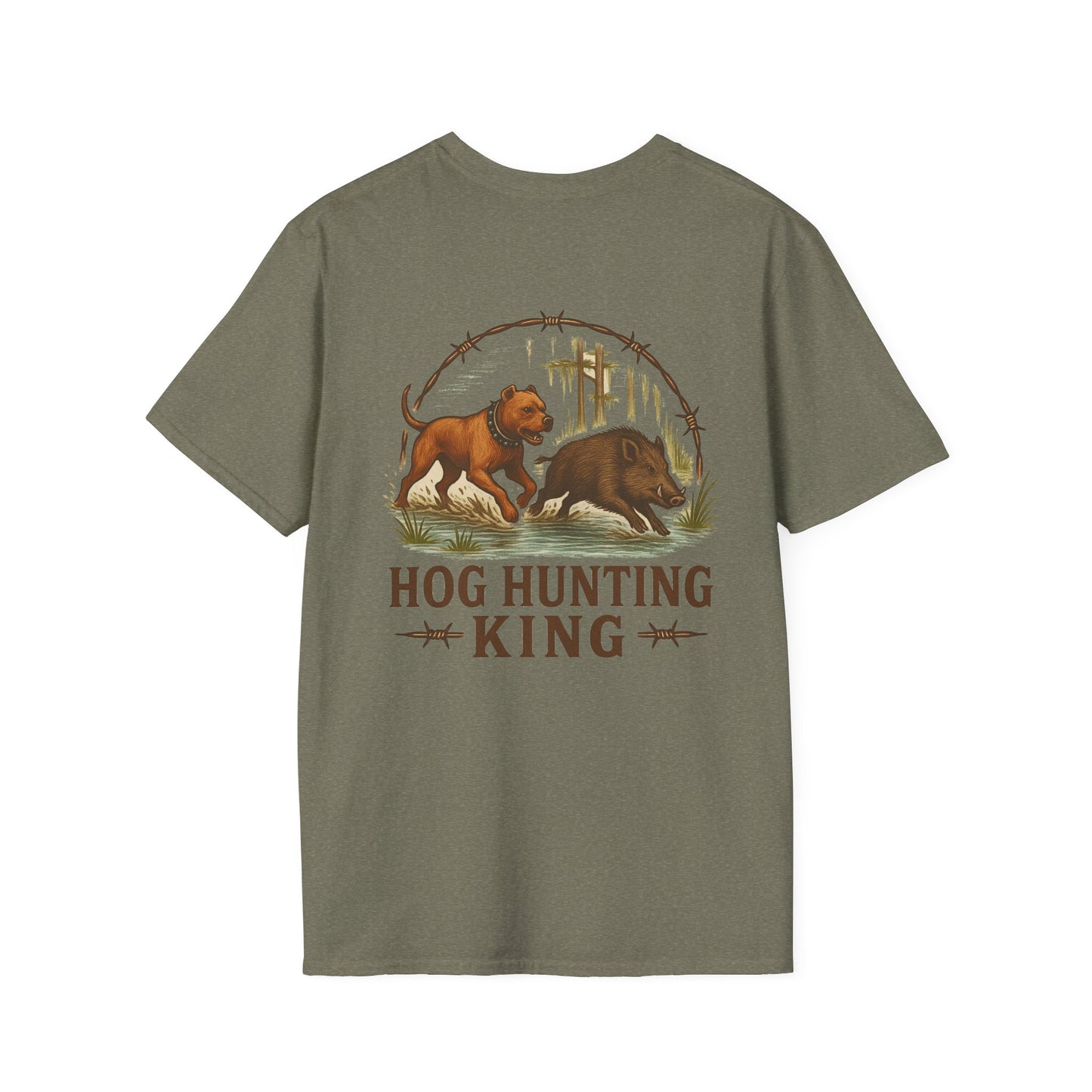 T-Shirt - Hog Hunting King Catch Dog Love