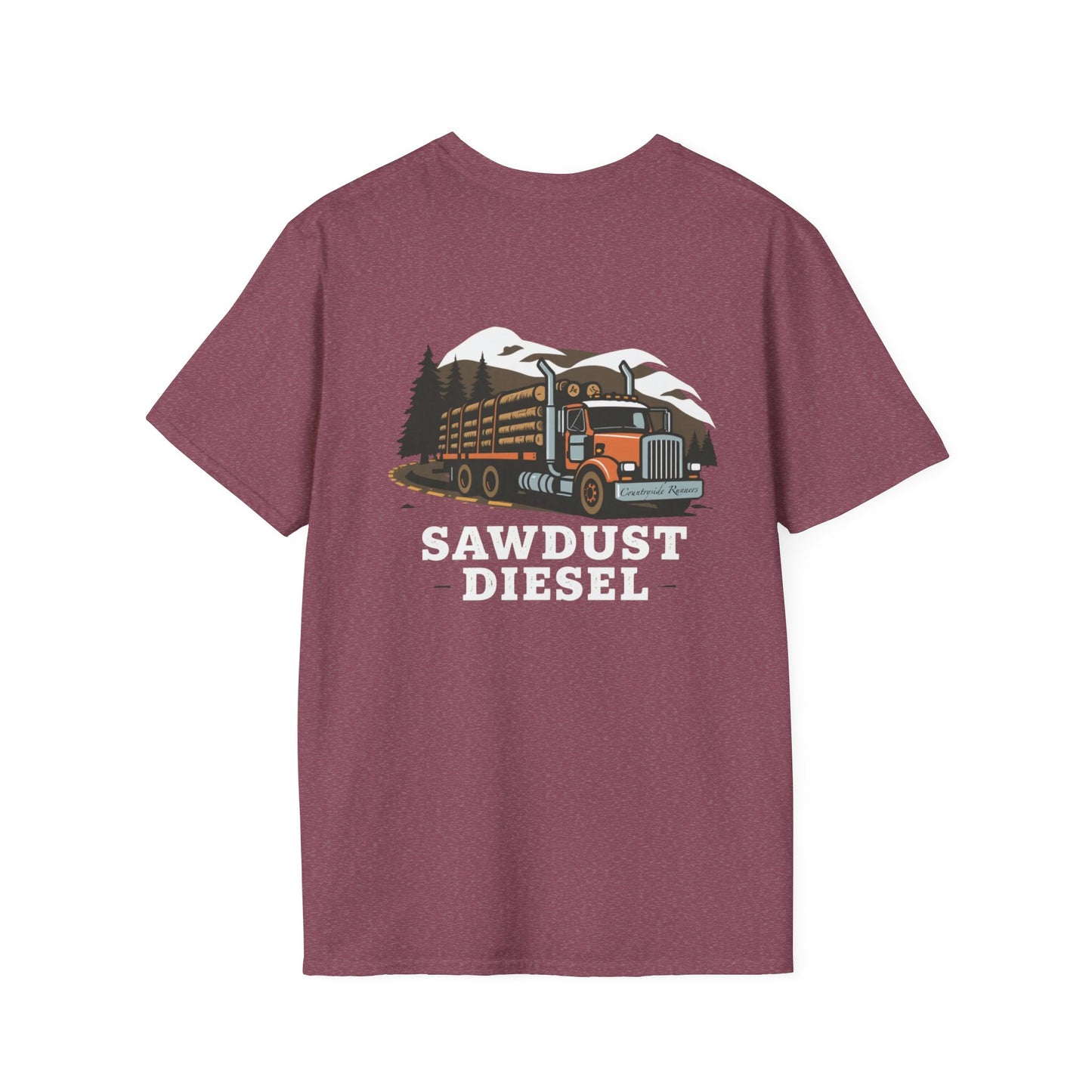 Sawdust Diesel blue collar built Unisex T-Shirt - Blue Collar Countryside Runners Merch